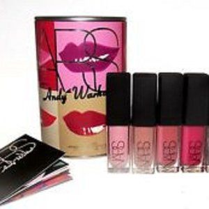 Nars Andy Warhol Kiss Lip Gloss set